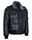 Men's Puffer Black Fur Collar Bomber Jacket by SCIN