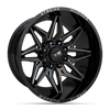 22X12 XM-342 6X135 / 6X139 -44 108 BLACK MILLED