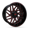 20X10 XM-339 6X135 / 6X139 12 108 CANDY RED MILLED