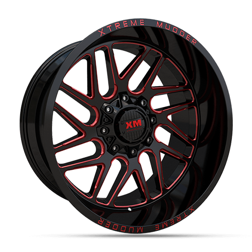 20X10 XM-339 6X135 / 6X139 12 108 CANDY RED MILLED