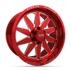 20X10 XM-348 5X115 / 5X127 -6 78.1 CANDY RED MILLED
