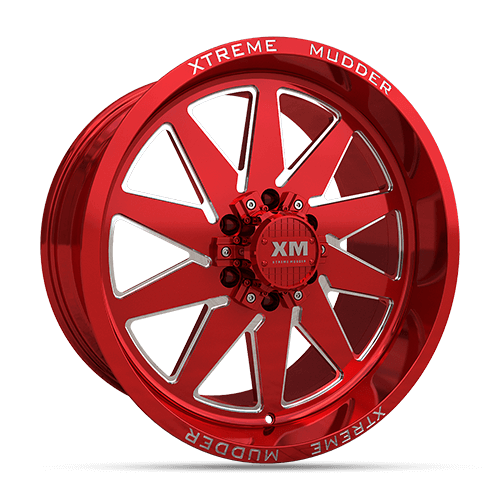 20X10 XM-348 6X135 / 6X139.7 -6 108 CANDY RED MILLED