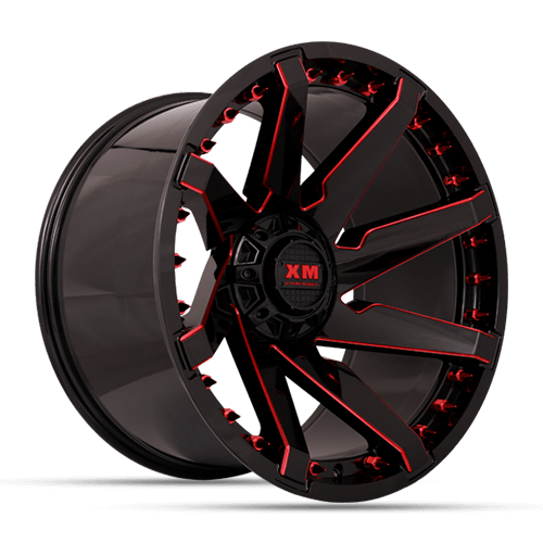 20X10 XM-301 6X135 / 6X139 0 108 CANDY RED MILLED