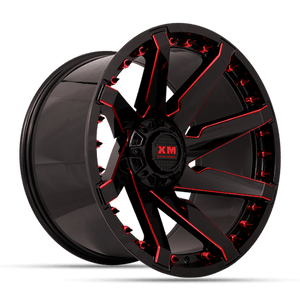 20X10 XM-301 6X135 / 6X139 0 108 CANDY RED MILLED