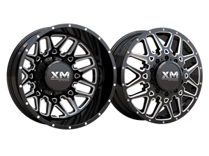 22X8.25 XM-900 REAR 8X165.1 -221 121.3 Black Milled