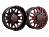 22X8.25 XM-900 REAR 8X165.1 -221 121.3 Black Red Milled