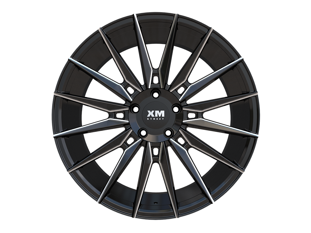 20X8..5 XM-610 5X112 35 66.6 BLACK MILLED