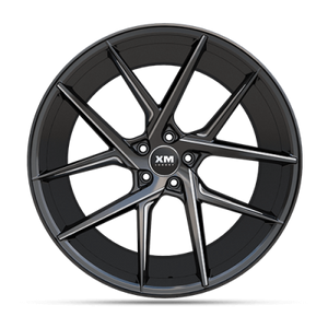 XM204 5X115 25 73.1 BLACK MILLED