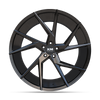 20X10 XM-207 5X120 25 74.1 BLACK MILLED