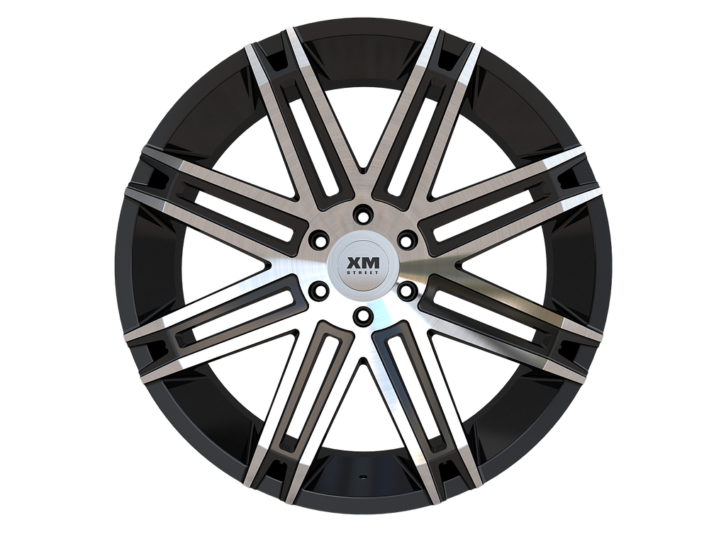 17X7.5 XM-800 5X112 38 66.6 GLOSSY BLACK