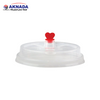 PP CLEAR PLASTIC TALL REGULAR LID