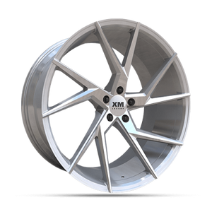 22X10.5 XM-207 5X112 35 66.56 SILVER MACHINE FACE
