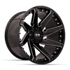 22X12 XM-301 6X135/6X139 -44 108 SATIN BLACK CLEAR TINT