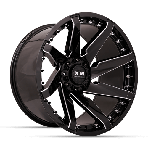 22X12 XM-301 6X135/6X139 -44 108 SATIN BLACK CLEAR TINT