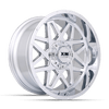 20X12 XM-313 6X135 / 6X139 -44 108 CHROME