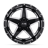 18X9 XM-315 5X115 / 5X127 0 78.1 BLACK MILLED  *** ONLY FOR JEEP***