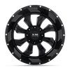 XM-323 GLOSS BLACK MILLED [GLOSS BLACK MILLED EDGE AND DOT] [-76] [8X180]