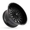 22X12 XM-330 5X115/5X127 -44 78 GLOSS BLACK MILLED