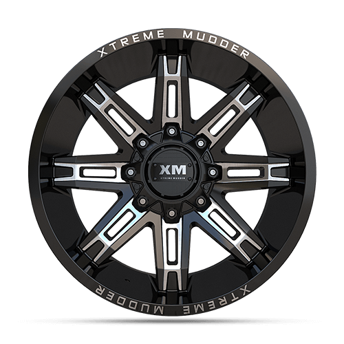 XM-335 GLOSS BLACK MILLED [GLOSS BLACK MILLED] [-76] [5X139 & 5X150]