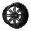 24X14 XM-341 8X165.1 -76 125 BLACK MILLED