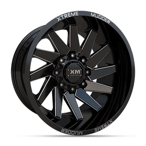 XM-344 5X115/5X127 -6 78.1 GLOSS BLACK MILLED