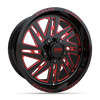 20X10 XM-347 5X139.7 / 5X150 -6 110 CANDY RED MILLED