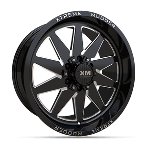 XM-348 GLOSS BLACK MILLED [BLACK MILLED] [-18] [6X139 & 6X135]