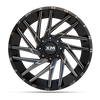 24X10 XM-351 5X139/5X150 -6 110 GLOSS BLACK MILLED