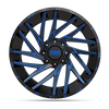 24X10 XM-351 6X135/6X139 -6 108 GLOSS BLACK BLUE MILLED