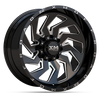 22X12 XM-353 6X135 / 6X139.7 -44 108 GLOSS BLACK MILLED