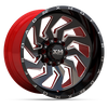 22X12 XM-353 6X135 / 6X139  -44 108 GLOSS BLACK RED MILLED