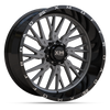 20X10 XM-354 5X115 / 5X127 -6 78.1 2 TONE GUNMETAL FACE+ BLACK LIP