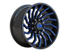 20X10 XM-356 6x135/6x139.7 -6 108 GLOSS BLACK BLUE MILLED