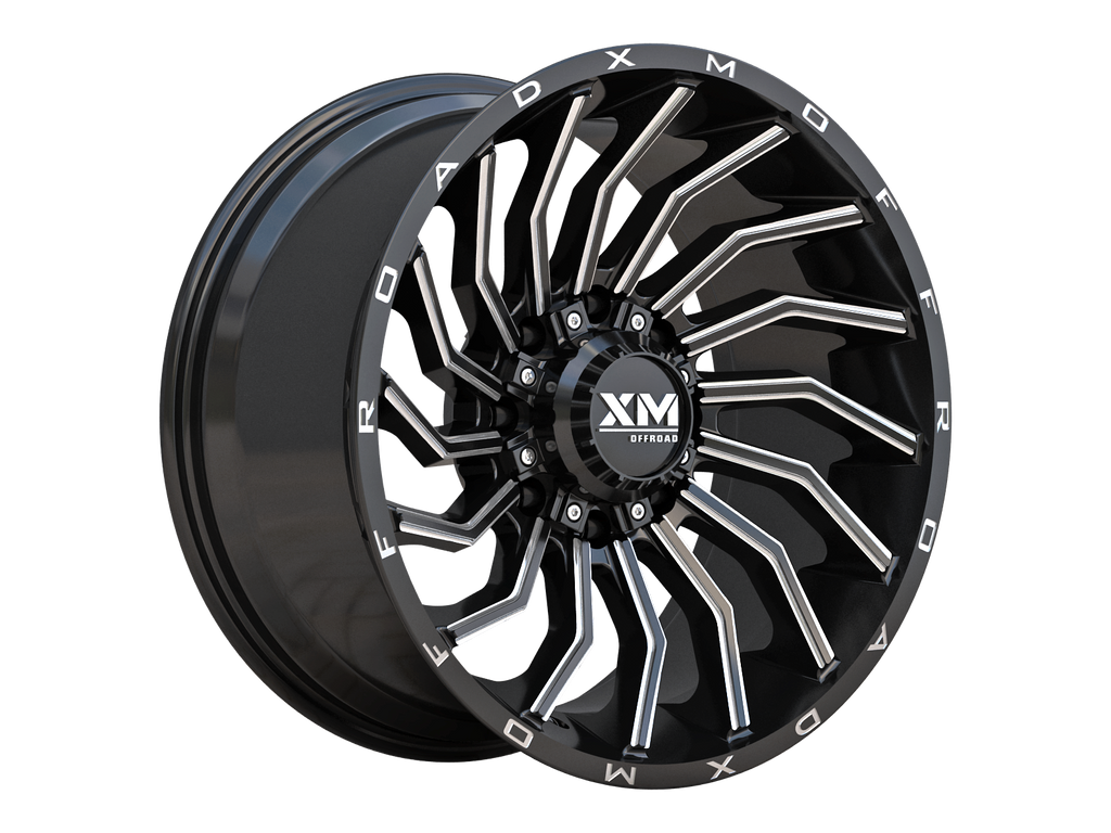 20X10 XM-356 6x135/6x139.7 -18 108 GLOSS BLACK MILLED