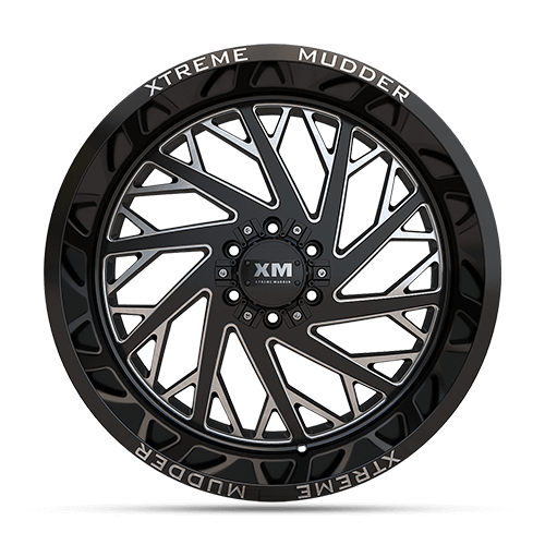 22X12 XM-400 6X135 / 6X139 44 108 BLACK MILLED