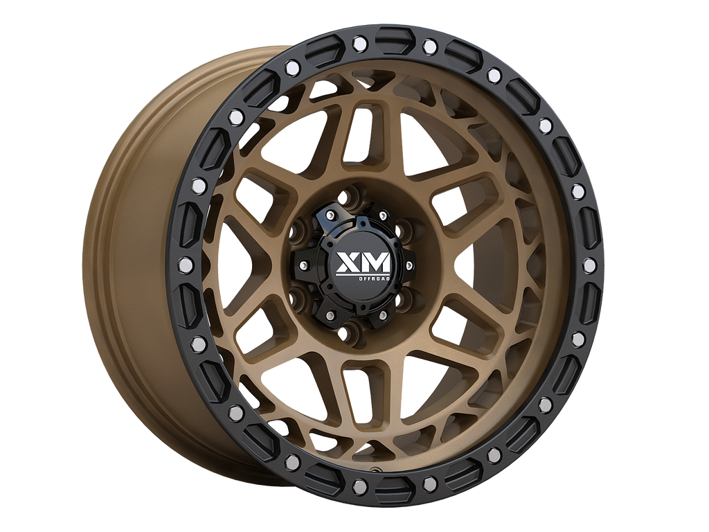 17X9 XM-700 6X135 0 87.1 SEMI MATT BRONZE FACE+SEMI MATT BLACK LIP