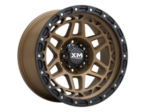 17X9 XM-700 6X135 0 87.1 SEMI MATT BRONZE FACE+SEMI MATT BLACK LIP