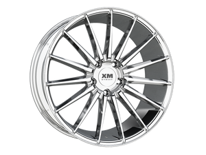 18X8 XM-810 5X112 38 66.6 CHROME *WILL NOT FIT E-CLASS*