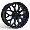 18X8 XM-813 5X110 35 74.1 BLACK MACHINE FACE