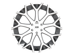 20X8.5 XM-608 5X120 30 74.1 SILVER BRUSHED