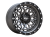 17X9 XM-701 6X139.7 0 106.2 SEMI MATT GUNMETAL FACE+SEMI MATT BLACK LIP