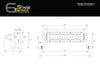 Stage Series 6" SAE/DOT Amber Light Bar (pair)